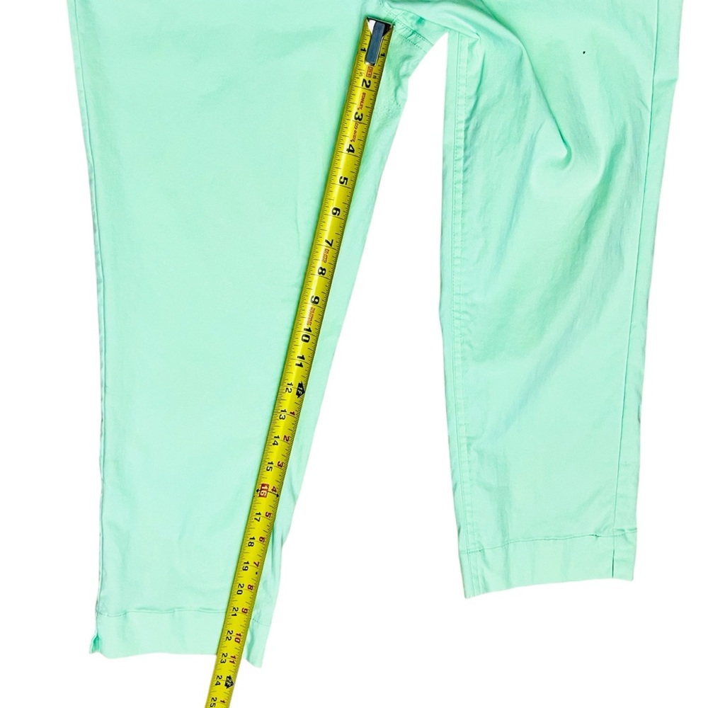 Lulu-B Ankle Pants Green Pull On Stretchy Sz 8 NWOT - Picture 8 of 11